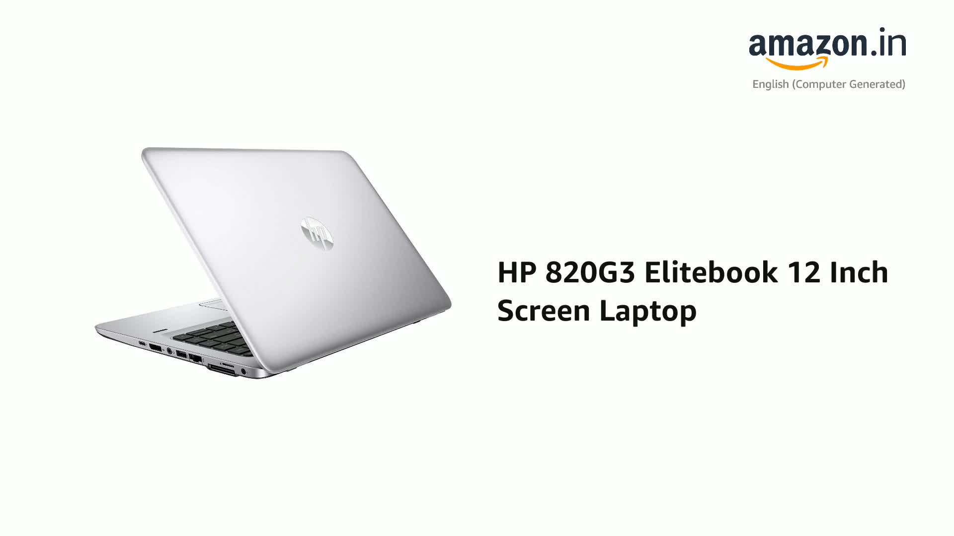 Renewed) HP 820G3 Elitebook 12 Inch Screen Laptop (6th Gen Intel